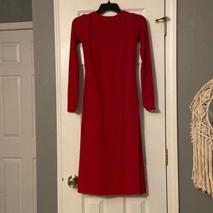 Red contemporary costume